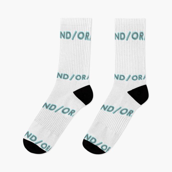 Item preview, And/Or Grey and Aqua on White designed and sold by RnssncCo.