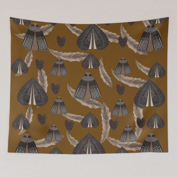 Item preview, Moths  designed and sold by Poetic Patterns Studio.