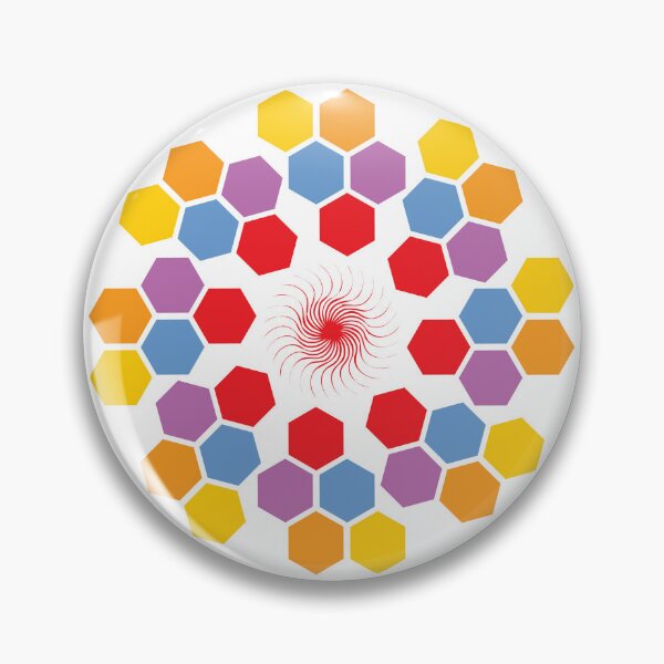 Item preview, Colourful hexagons designed and sold by KoandZo.