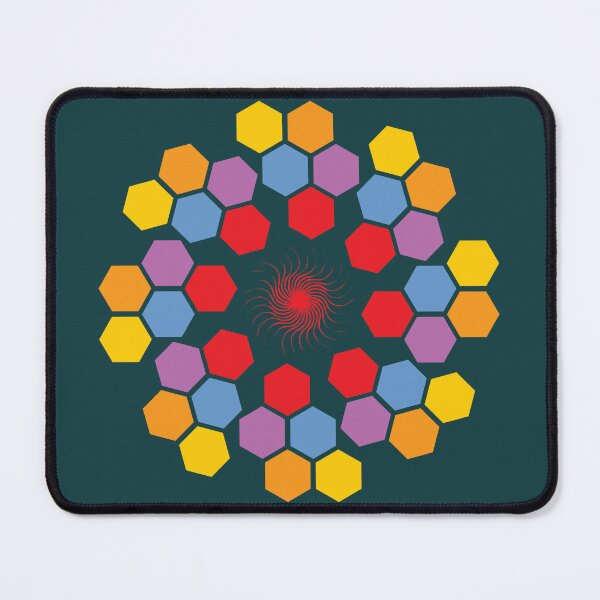 Item preview, Colourful hexagons designed and sold by KoandZo.