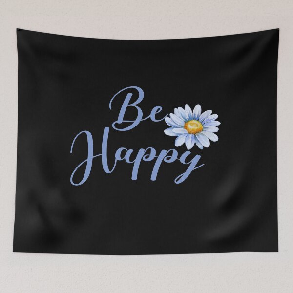 Item preview, Be Happy Blue Daisy designed and sold by HappyLifeCreate.