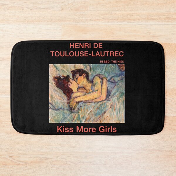Item preview, In bed the kiss-In Bed The Kiss by Henri de Toulouse-Lautrec-Kiss More Girls designed and sold by TeeARTHY.