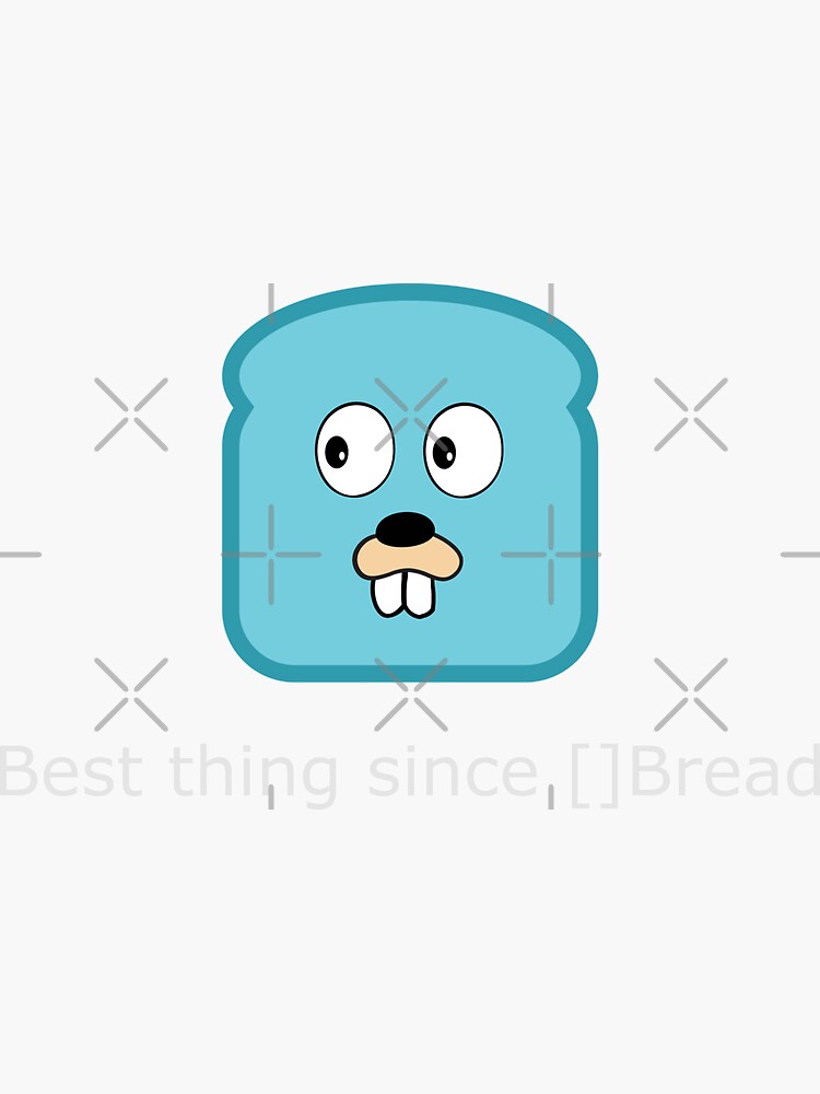 "golang gopher" Sticker for Sale by leesander | Redbubble