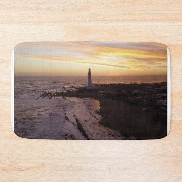 Item preview, Lighthouse On A Sunset Touched Shore designed and sold by Taceo10.