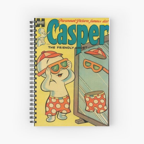 Casper - vintage comic Spiral Notebook by auroragalavis