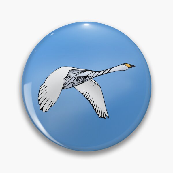 Item preview, Whooper Swan (Children of Lir) designed and sold by Roisin Mallon Art.
