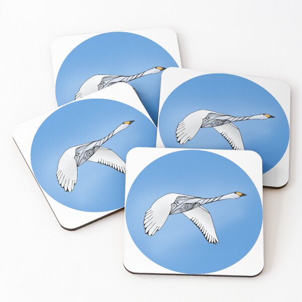 Item preview, Whooper Swan (Children of Lir) designed and sold by Roisin Mallon Art.