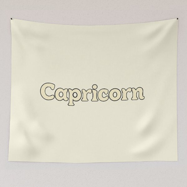 Artikelvorschau, Capricorn Comic Word Art entworfen und verkauft von DandiestArt22.