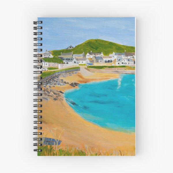 Item preview, Artwork Collieston beach in Aberdeenshire in Scotland designed and sold by krisgreenwood.