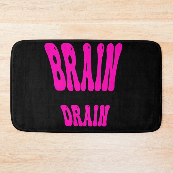 Item preview, Funny Brain Drain Hot Pink Bubble Letters Back To School Bucket Hat designed and sold by MimsTees.