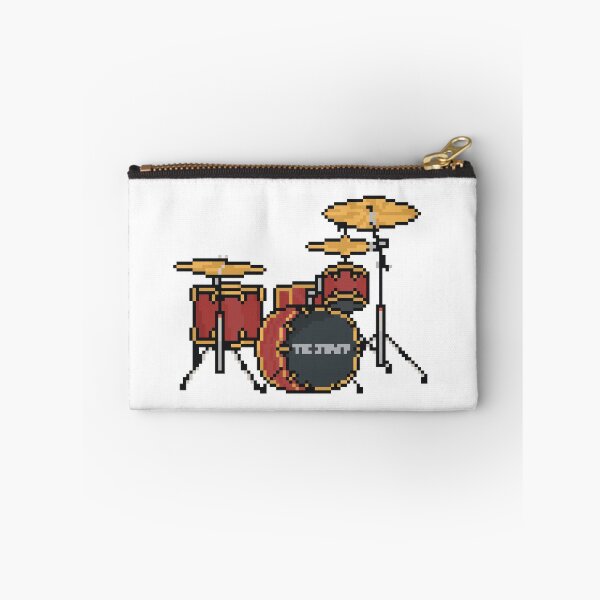 Item preview, Pixel Red with Gold Struts Drums designed and sold by gkillerb.