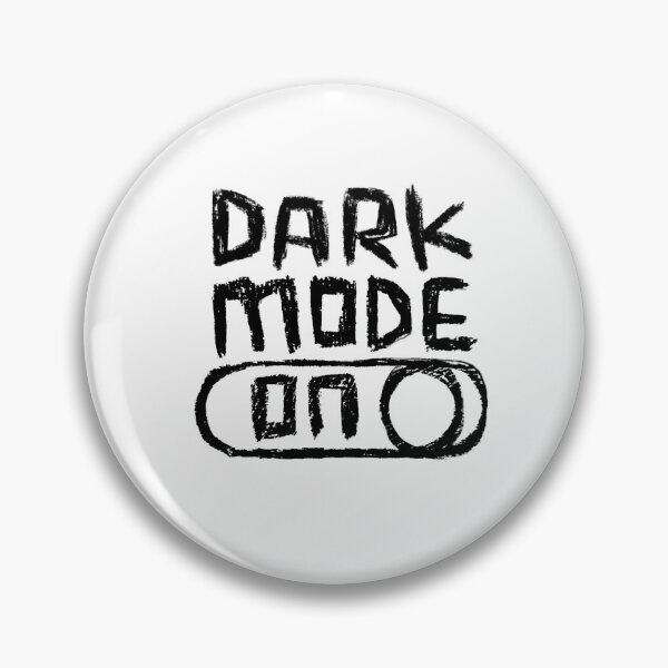Item preview, Funny Toggle, Dark Mode ON  designed and sold by badlydrawnbabe.