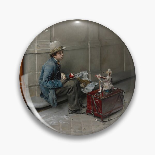 Item preview, The Petit Savoyard Eating In Front Of An Entrance To A House Remastered Xzendor7 Classical Art Old Masters Reproductions designed and sold by Xzendor7 Digital Art Creations.