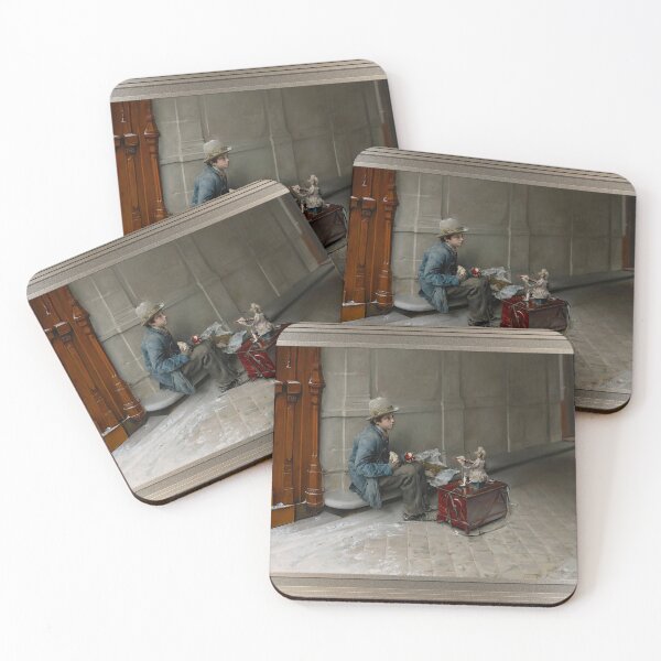 Item preview, The Petit Savoyard Eating In Front Of An Entrance To A House Remastered Xzendor7 Classical Art Old Masters Reproductions designed and sold by Xzendor7 Digital Art Creations.