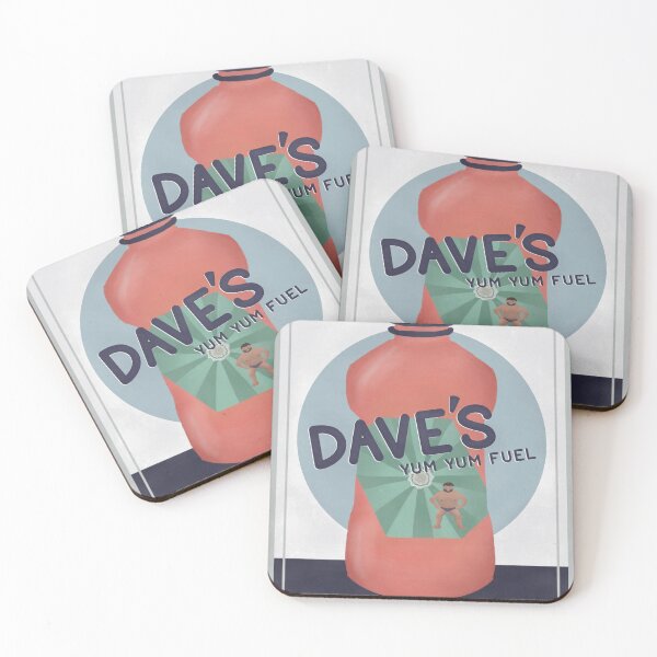 Item preview, Dave's Yum Yum Fuel - Vintage Style Drinks Poster designed and sold by AdelinePurdy.