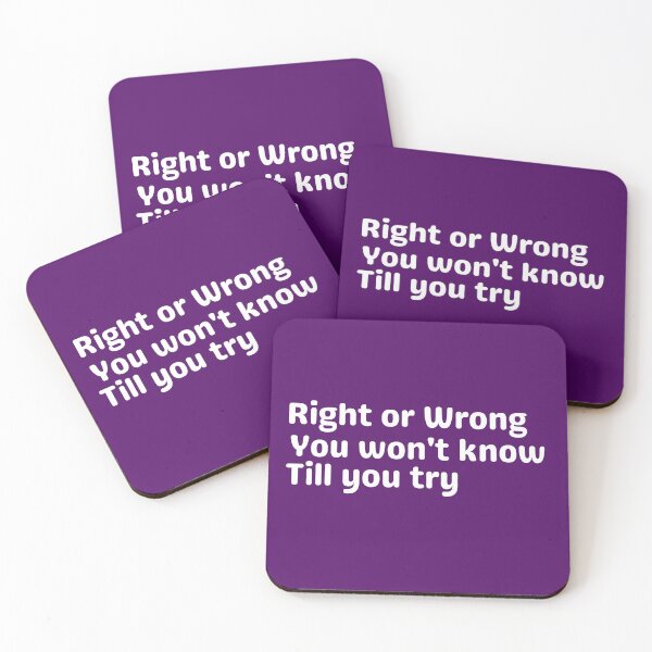 Item preview, Right or wrong you must try designed and sold by tabykid.