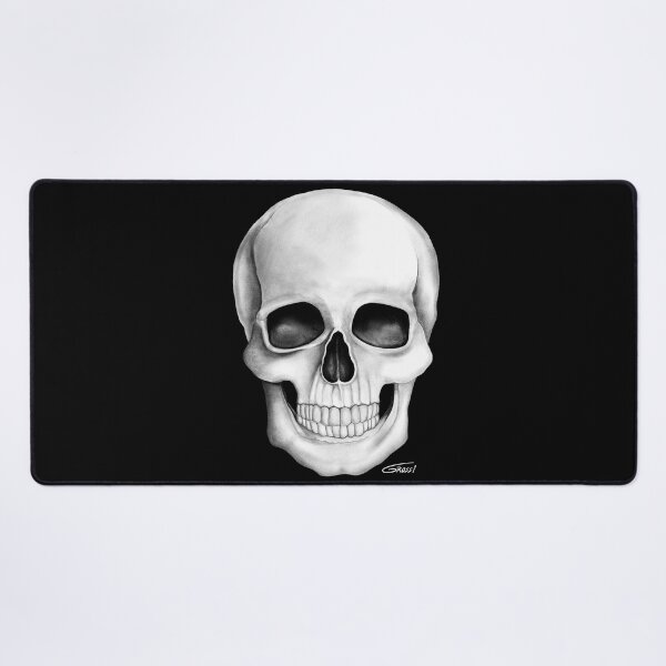 Item preview, Skull (White On Dark Background) designed and sold by GDGCreations.
