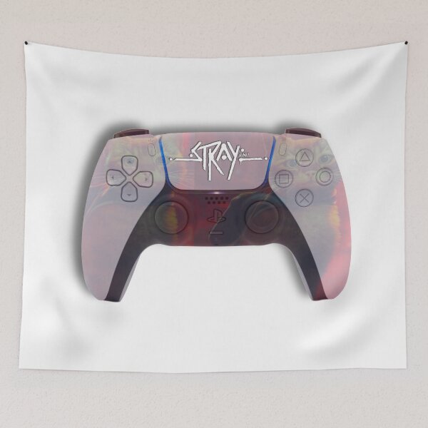 Item preview, PS5 controller with stray Cat Games  designed and sold by Alshoalla.
