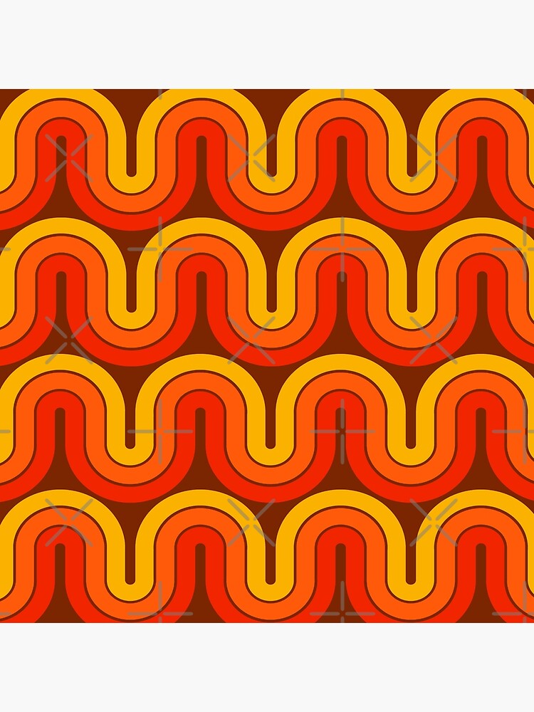 Thumbnail 4 of 4, Pillow, Retro Geometric Gradient Design 839 designed and sold by tonymagnerart.
