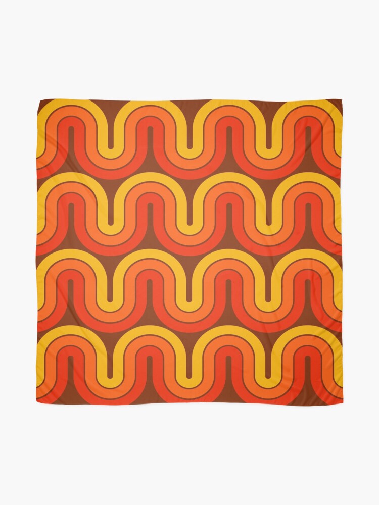 Retro Geometric Gradient Design 839 Scarf
