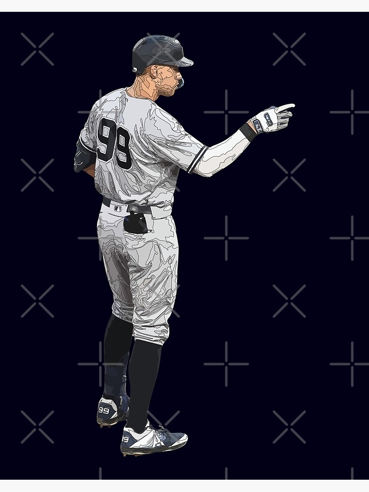 Aaron Judge Number Mounted Print for Sale by KevinMarks