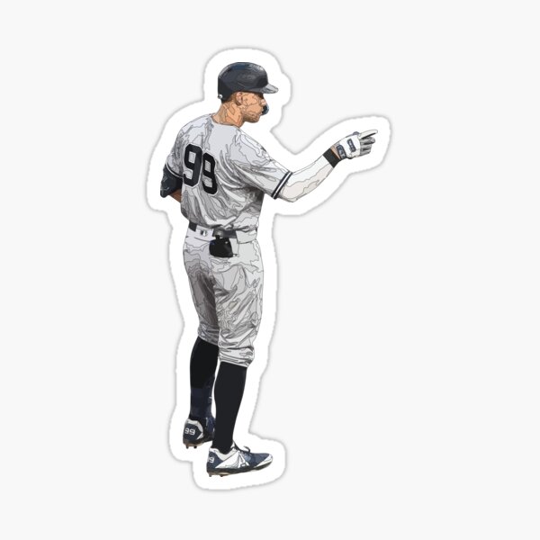 Aaron Judge #99 New York Yankees Signature Jersey Sticker for