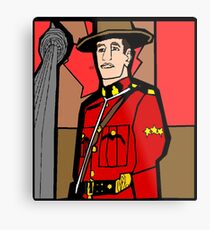 CN Mountie Metal Print