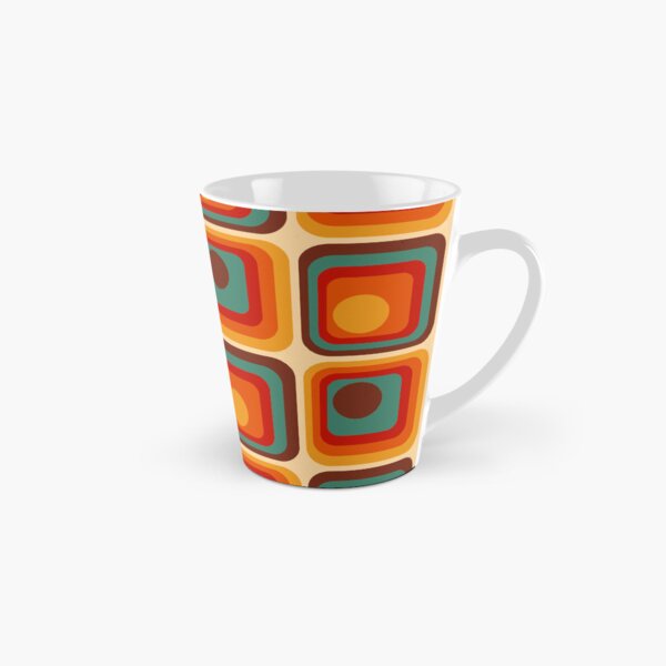 Item preview, Retro Geometric Gradient Square and Circle Pattern 221 designed and sold by tonymagnerart.