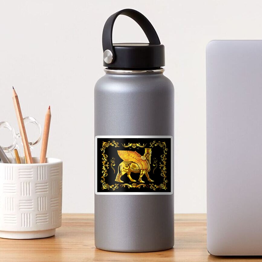 Golden Lamassu Sticker