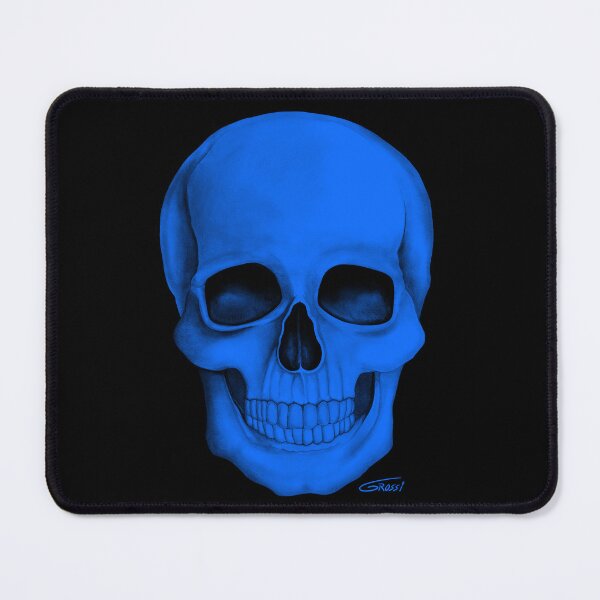 Item preview, Blue Skull (On Dark Background) designed and sold by GDGCreations.