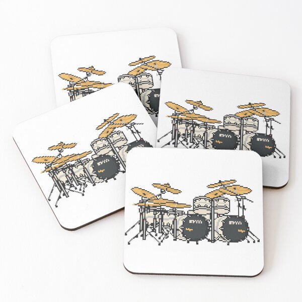 Item preview, Pixel Silver Zombie Drums designed and sold by gkillerb.