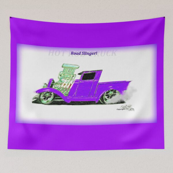 Item preview, Hot Rod Art  //  Road Slinger!   Hot Rod Truck designed and sold by Imagin8er.