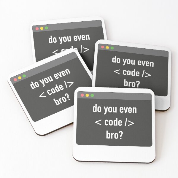 Item preview, Do you even code bro? designed and sold by quonsepto.