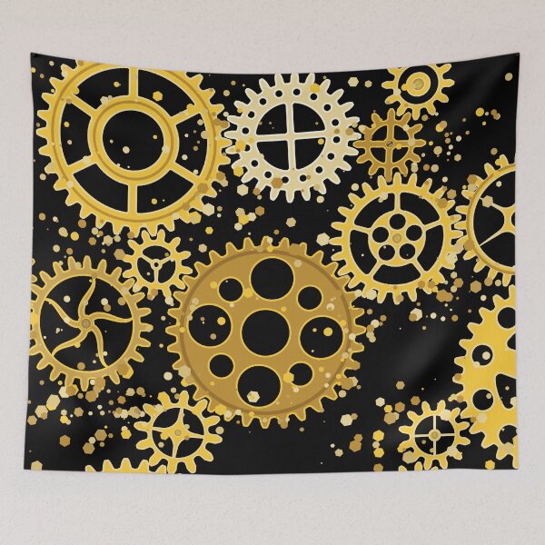 Item preview, Luxury gold gears with glitter  designed and sold by ReflectedCrafts.