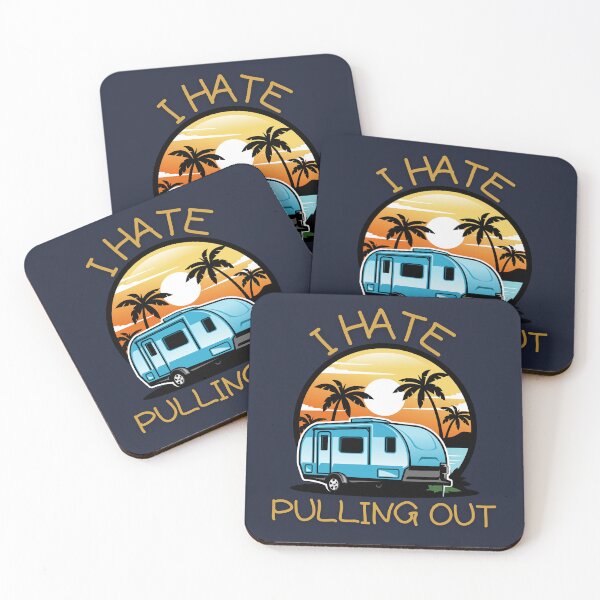Item preview, I Hate Pulling Out Funny Camping Trailer Retro  designed and sold by MadLeader.