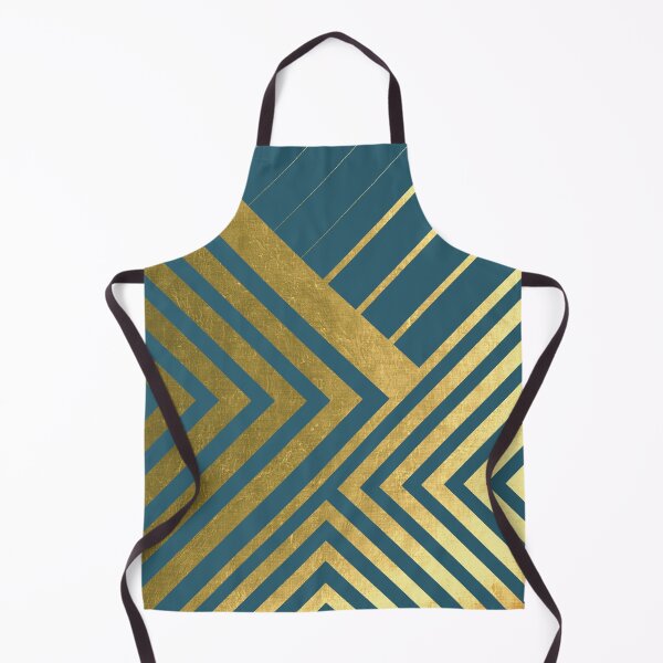 Item preview, Teal and Gold Geometric Luxe designed and sold by UrbanEpiphany.