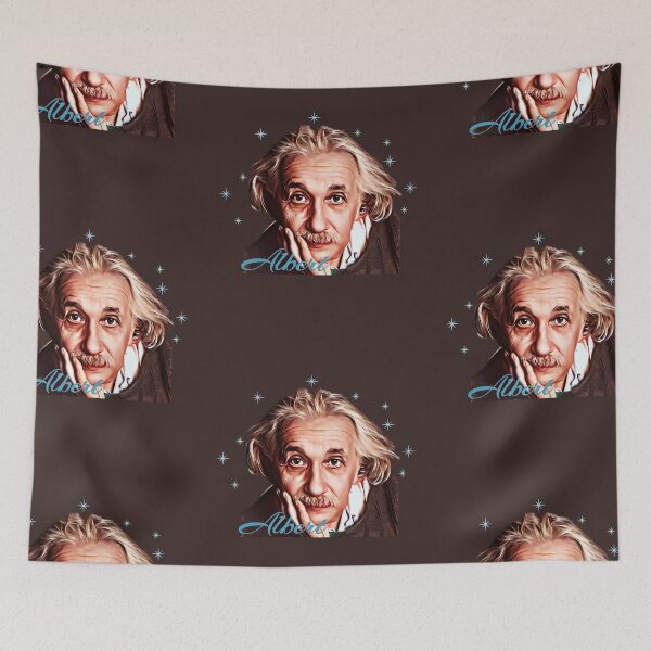 Item preview, WEARABLE PORTRAIT, PHYSICIST, ALBERT E, RELATIVITY, PHYSICS, QUANTUM MECHANICS, ENERGY, SCIENTIST, SCIENCE designed and sold by classic car craze.