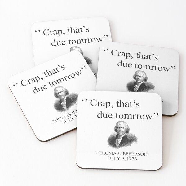 Item preview, Funny Thomas Jefferson Independence Day USA History designed and sold by Eiichiro99.