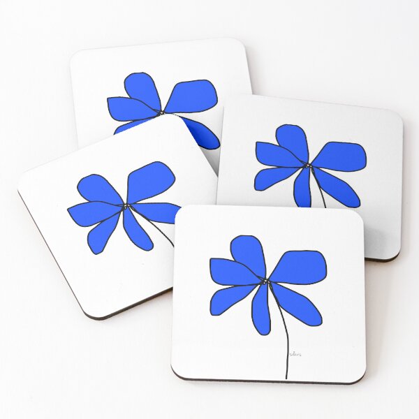 Item preview, Flower Blue Sketch 72922 designed and sold by mandalafractal.