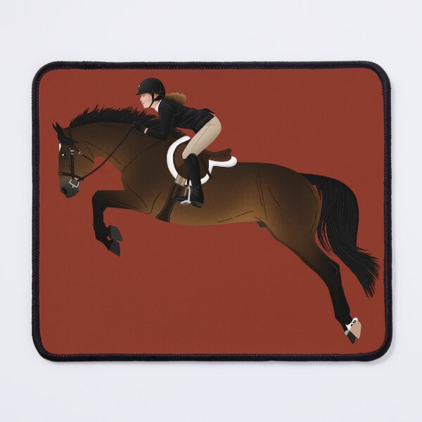 Item preview, Bay Throughbred Hunter Jumper & Rider - Equine Rampaige designed and sold by equinerampaige.