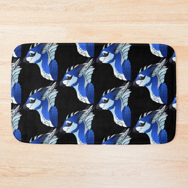 Item preview, Glitch Blue Jay Dragon Profile designed and sold by TwilightSaint0.
