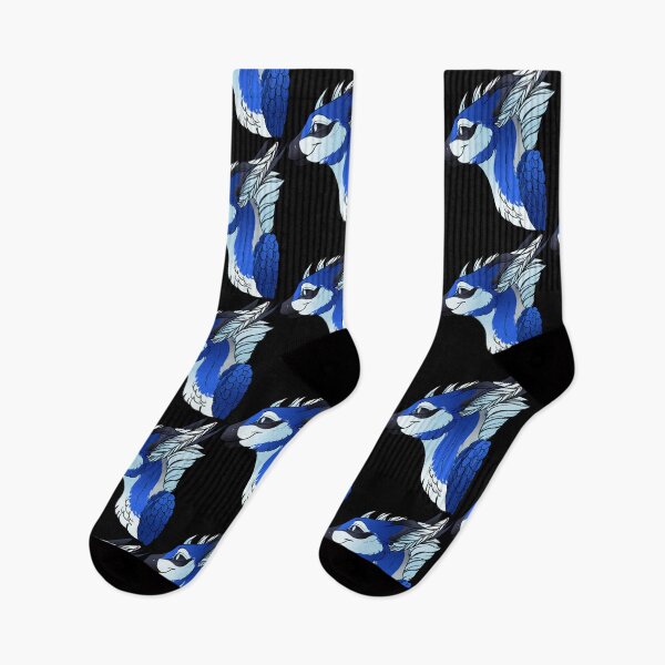 Item preview, Glitch Blue Jay Dragon Profile designed and sold by TwilightSaint0.