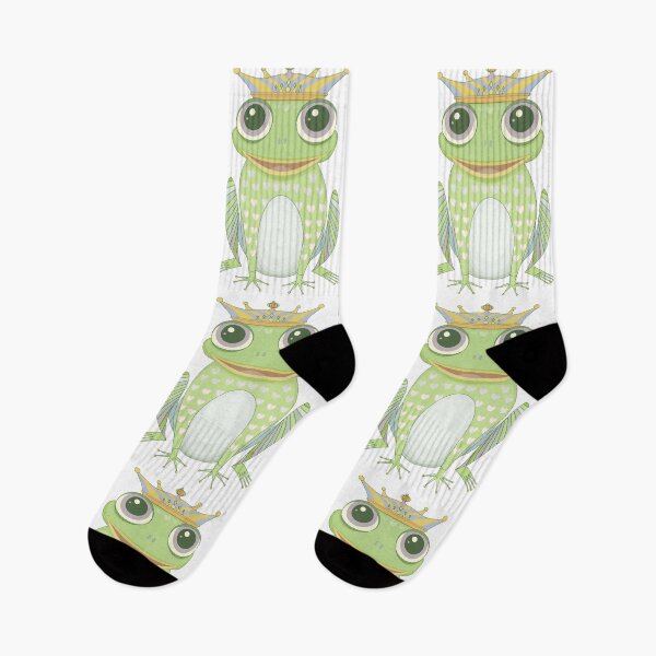Item preview, Quadruplet Princely Frogs designed and sold by Jean Gregory Evans.