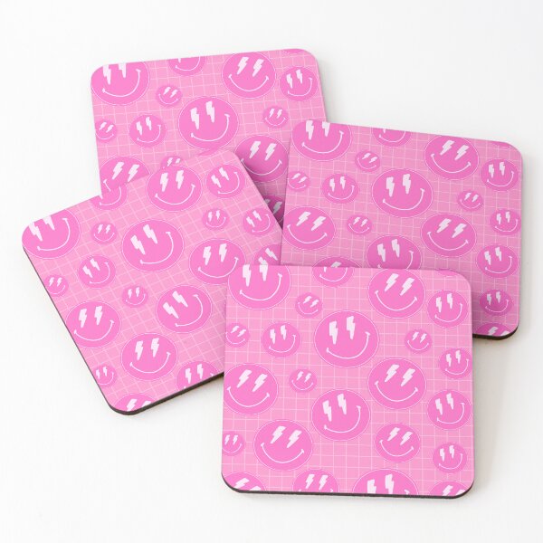 Item preview, Preppy School Supplies, Preppy Aesthetic, Preppy, Pink, Smile, Smile Face designed and sold by Inspired Life Creative.