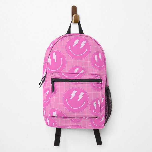 Item preview, Preppy School Supplies, Preppy Aesthetic, Preppy, Pink, Smile, Smile Face designed and sold by Inspired Life Creative.