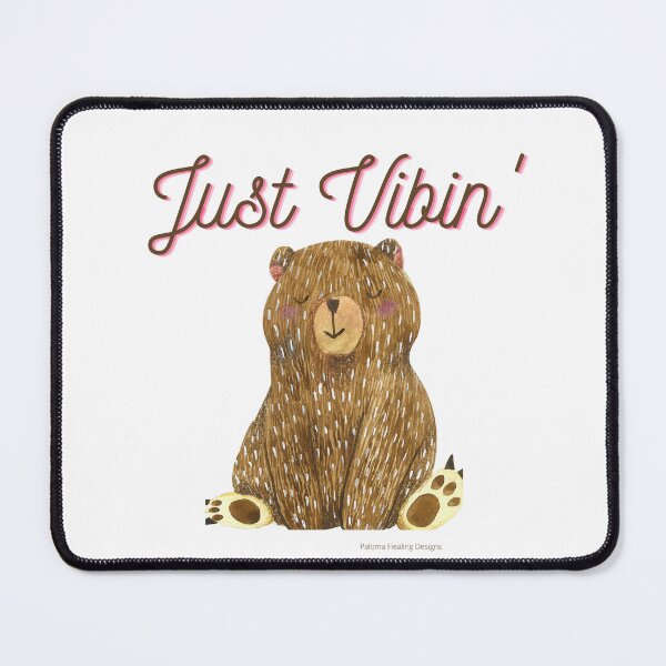 Item preview, Cuddly Brown bear, Just vibin" designed and sold by PalomaHealing24.