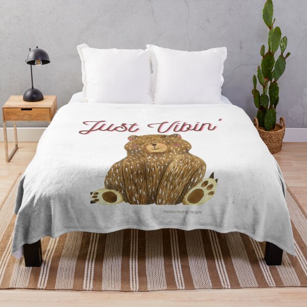Item preview, Cuddly Brown bear, Just vibin" designed and sold by PalomaHealing24.