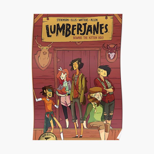 "Lumberjanes Manga Cover Art Featuring All Characters" Poster for Sale