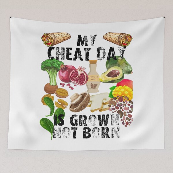 Item preview, my cheat day is grown not born; designed and sold by movie-popcorn.