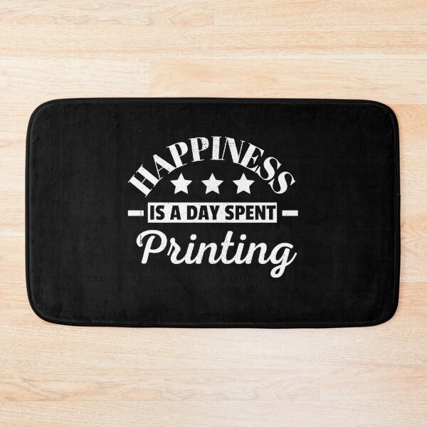 Item preview, Happiness Is A Day Spent 3D Printing  designed and sold by Printint.